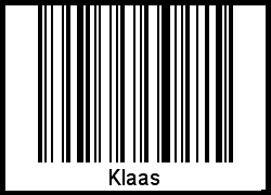 Barcode-Grafik von Klaas