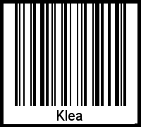 Barcode-Grafik von Klea
