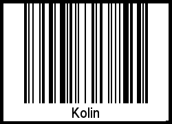 Barcode-Foto von Kolin