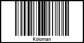 Barcode-Grafik von Koloman