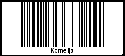 Barcode-Grafik von Kornelija