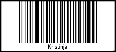 Interpretation von Kristinja als Barcode