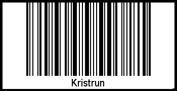 Interpretation von Kristrun als Barcode