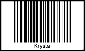 Interpretation von Krysta als Barcode