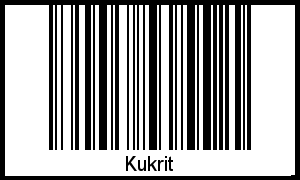 Interpretation von Kukrit als Barcode