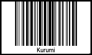Kurumi als Barcode und QR-Code