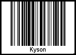 Barcode-Grafik von Kyson