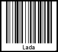 Interpretation von Lada als Barcode