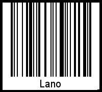 Barcode-Foto von Lano