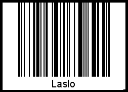 Laslo als Barcode und QR-Code
