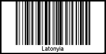 Interpretation von Latonyia als Barcode