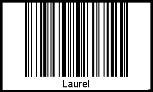 Laurel als Barcode und QR-Code