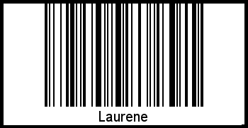Interpretation von Laurene als Barcode