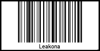 Barcode-Grafik von Leakona