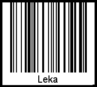 Interpretation von Leka als Barcode