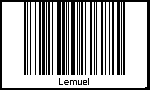 Interpretation von Lemuel als Barcode