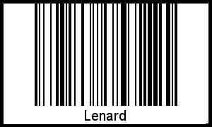 Interpretation von Lenard als Barcode
