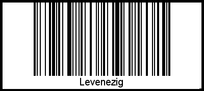 Interpretation von Levenezig als Barcode