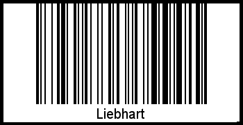 Interpretation von Liebhart als Barcode