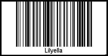 Lilyella als Barcode und QR-Code