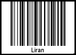 Liran als Barcode und QR-Code