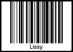Lissy als Barcode und QR-Code