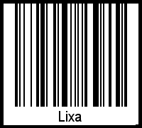Interpretation von Lixa als Barcode