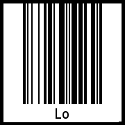 Barcode-Grafik von Lo