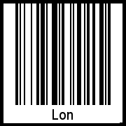 Lon als Barcode und QR-Code