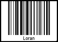 Loran als Barcode und QR-Code