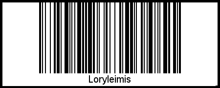 Loryleimis als Barcode und QR-Code
