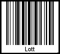 Interpretation von Lott als Barcode