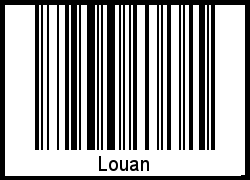 Interpretation von Louan als Barcode