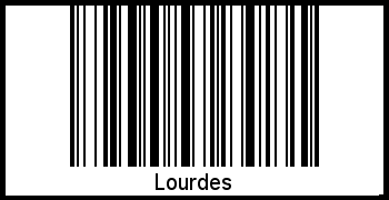 Barcode-Foto von Lourdes