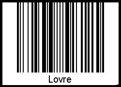 Barcode-Foto von Lovre