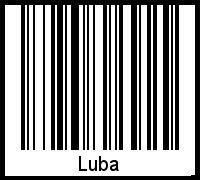 Interpretation von Luba als Barcode