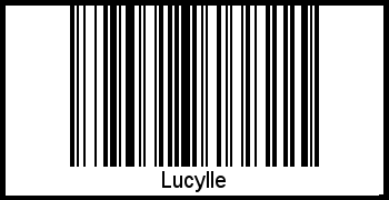 Lucylle als Barcode und QR-Code