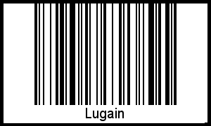 Interpretation von Lugain als Barcode