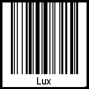 Barcode-Foto von Lux