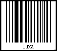Interpretation von Luxa als Barcode