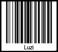 Interpretation von Luzi als Barcode