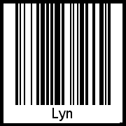 Lyn als Barcode und QR-Code