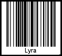 Lyra als Barcode und QR-Code