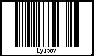 Barcode-Foto von Lyubov