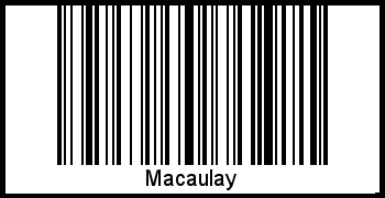 Interpretation von Macaulay als Barcode