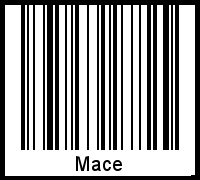 Interpretation von Mace als Barcode