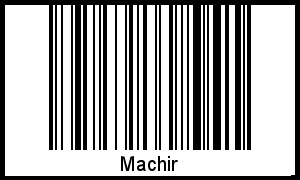 Barcode-Foto von Machir