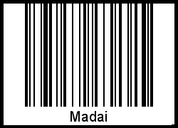 Barcode-Foto von Madai