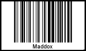 Maddox als Barcode und QR-Code