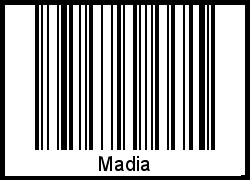 Barcode-Foto von Madia